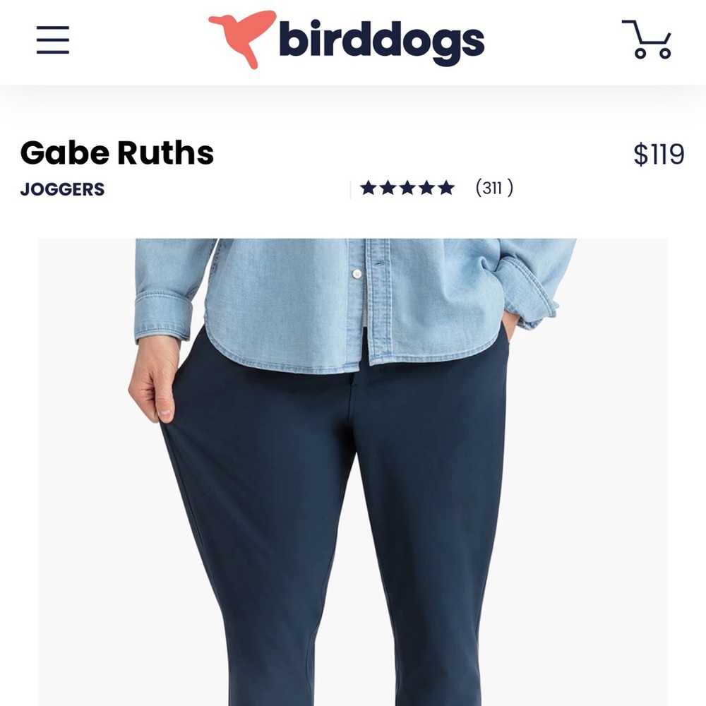 Birddogs Gabe Ruth Joggers (XL)